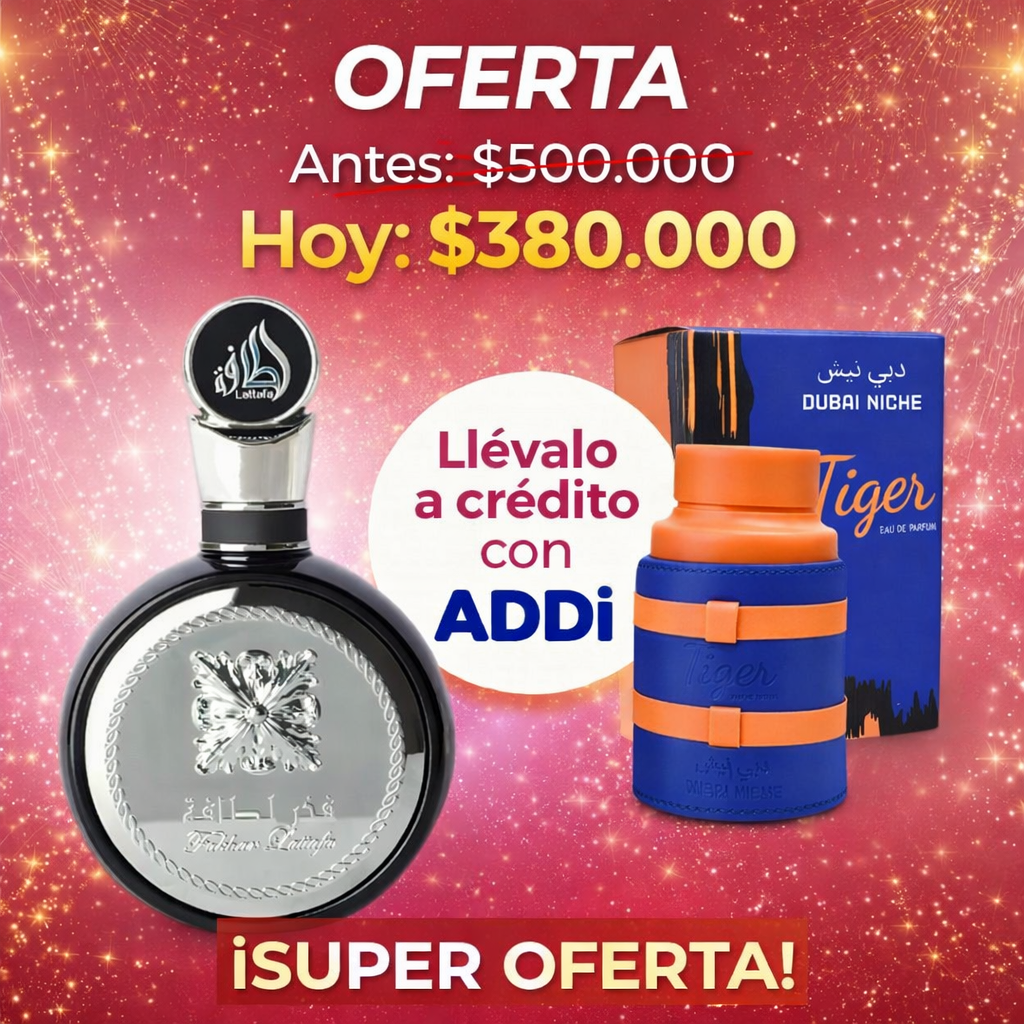 Oferta fakher lattafa y tiger dubai niche